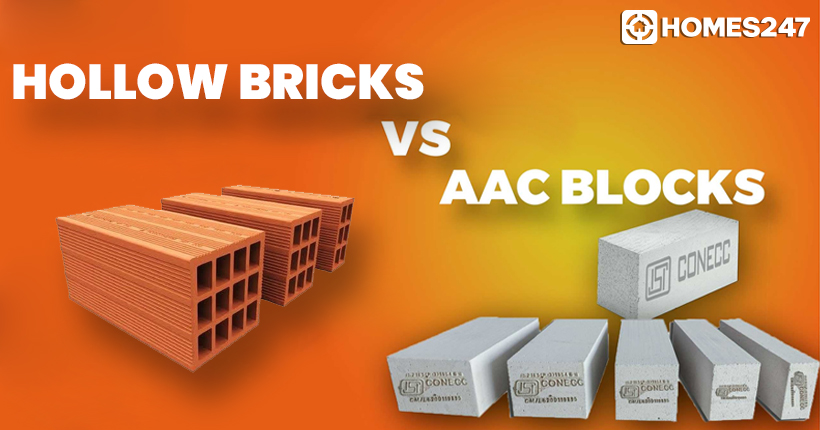 Difference Between AAC Blocks abd Hollow Blocks
